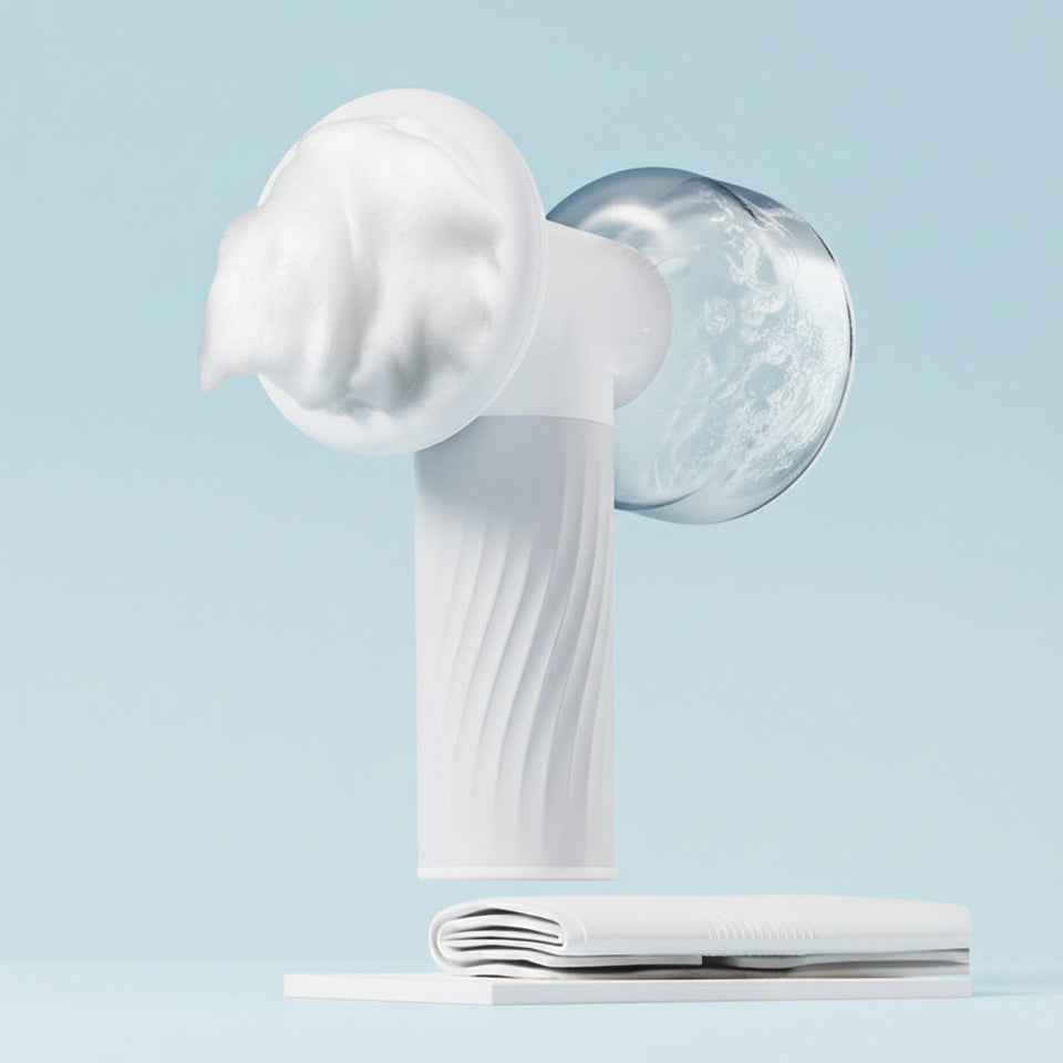 Automatic foaming pet bath brush with rich soap bubbles for dogs and cats