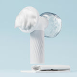 Automatic foaming pet bath brush with rich soap bubbles for dogs and cats