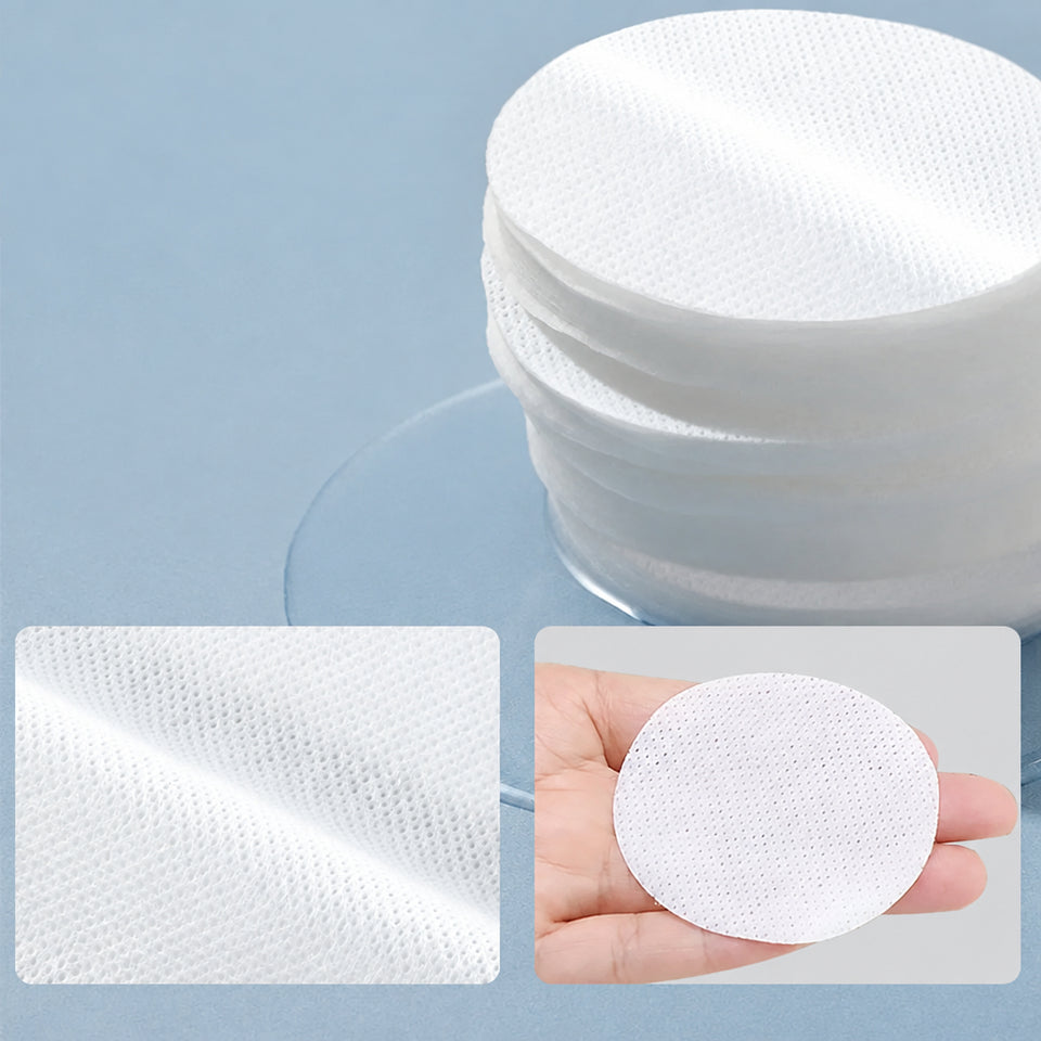 Close-up of soft cotton pet eye wipe texture