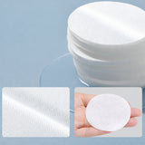 Close-up of soft cotton pet eye wipe texture