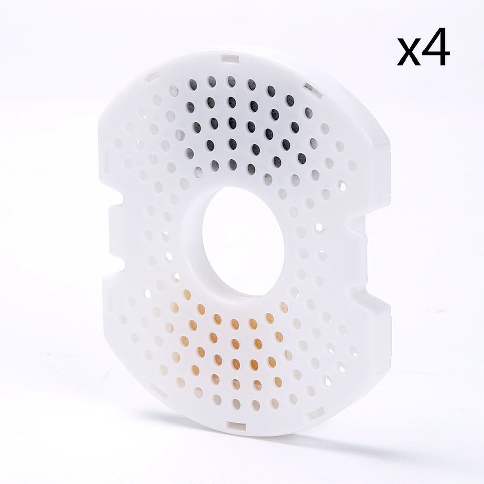 Pack of 4 replacement filters for automatic pet water fountain