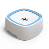 Front view of modern white automatic pet water fountain